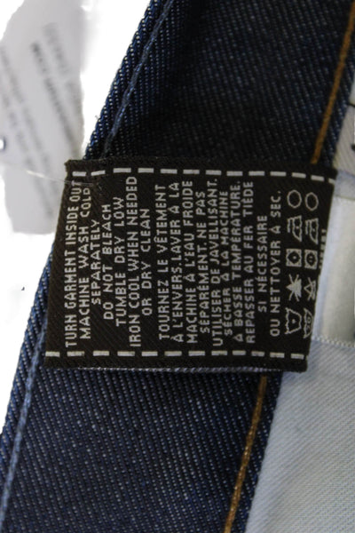 7 For All Mankind Men Wide-Leg Dark Blue Jeans Size 40