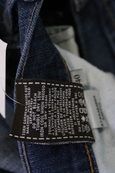 7 For All Mankind Mens Straight Jeans Dark Blue Size 40