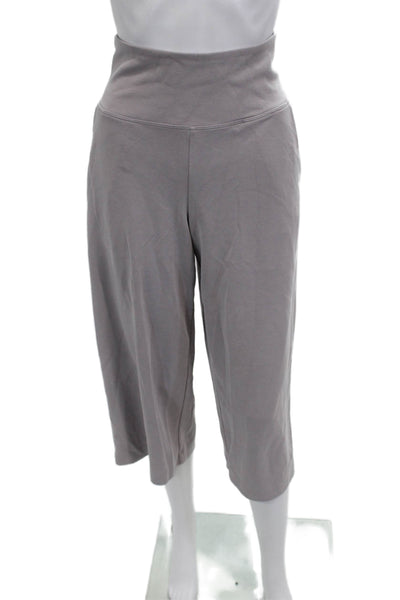 Athleta Womens Cropped Gray Pants Petites Size S