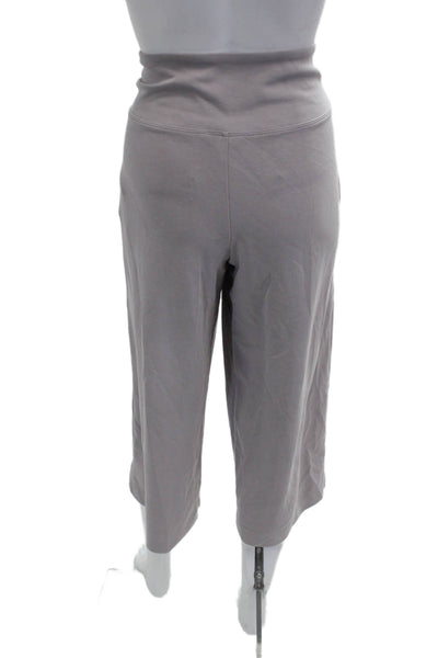 Athleta Womens Cropped Gray Pants Petites Size S