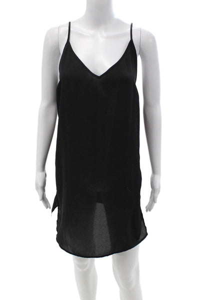 Scotch & Soda Womens Black V-Neck Sleeveless Slip Dress Size S