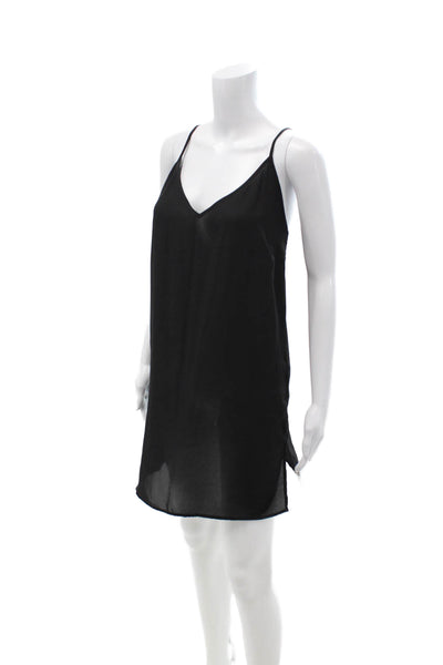 Scotch & Soda Womens Black V-Neck Sleeveless Slip Dress Size S