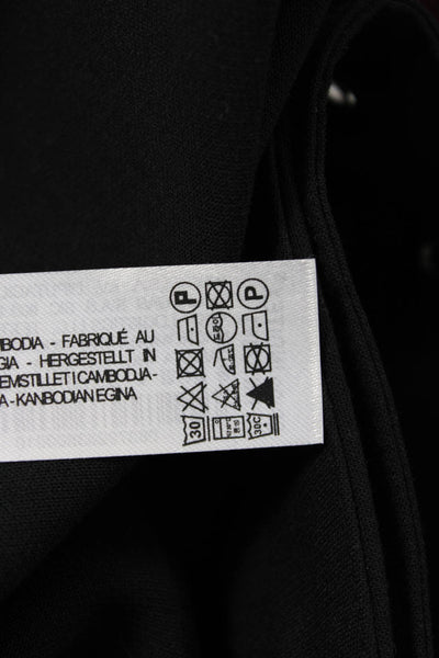 Zara Women A-Line Mini Skirt Black Size XS