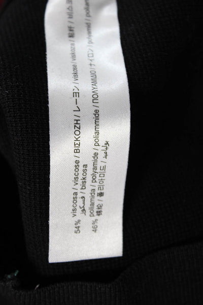 Zara Womens Cropped Tank Black Sleeveless Viscose Round Neck Size XS