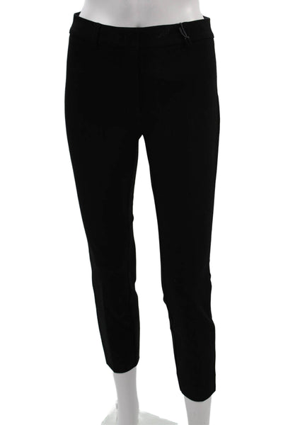 Via Masini 80 Women Ankle Cropped Dress Pants Black Size 40