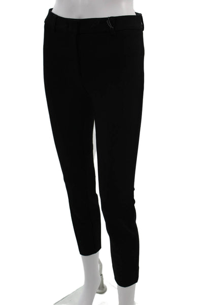 Via Masini 80 Women Ankle Cropped Dress Pants Black Size 40