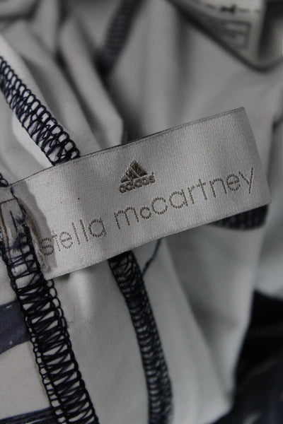 Adidas by Stella McCartney Women Cropped Capri Leggings Black Print Size S