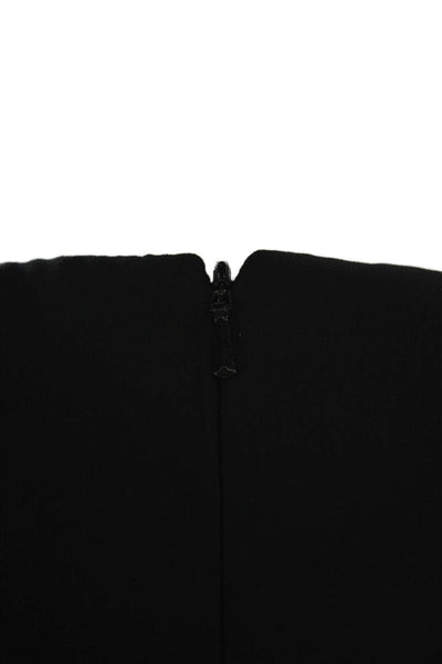 Hayley Paige Women Maxi Dress Black Round Neck Hook & Eye Full Length Size 14
