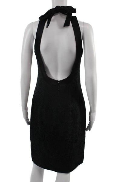 Peggy Jennings Women Sheath Sleeveless Black Floral Knee Length Dress Size 6