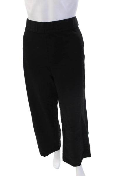 Z Supply Womens Cropped Black Rayon Nylon Spandex Pants Size L