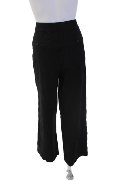 Z Supply Womens Cropped Black Rayon Nylon Spandex Pants Size L