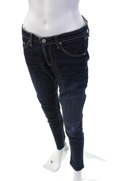 Rag & Bone Women Skinny Low Rise Dark Blue Jeans Size 27