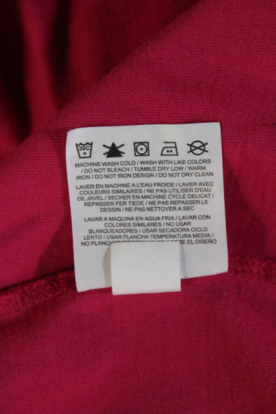 Off White x Nike Mens T-Shirt Pink Graphic Bird Crew Neck Cotton Size S