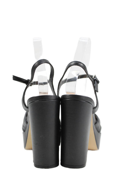 Marc Fisher Womens Knotted Detail Platform Heels Black Size 6.5