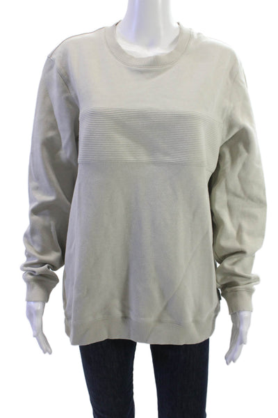 Ted Baker London Mens Pullover Sweatshirt Beige Crew Neck Size 5