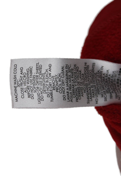 Spyder Women Red Mock Neck Zip Jacket Long Sleeve Basic Size 2