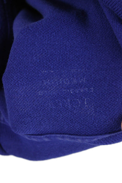 J Crew Mens Blue Cotton Short Sleeve Polo Size M