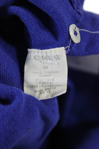 J Crew Mens Blue Cotton Short Sleeve Polo Size M