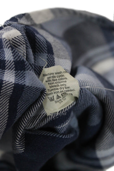 J Crew Men's Long Sleeves Button Down Multicolor Plaid Shirt Size L