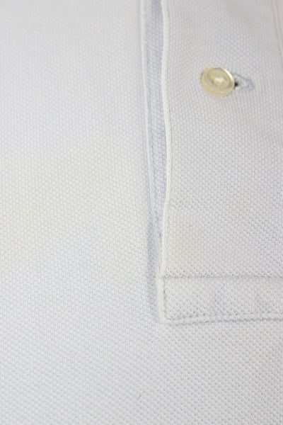 Polo Ralph Lauren Mens Light Blue Cotton Collared Polo Short Sleeve Size XL