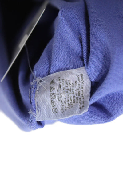 J Crew Mens Purple Long Sleeve Crew Neck Cotton T-Shirt Size M