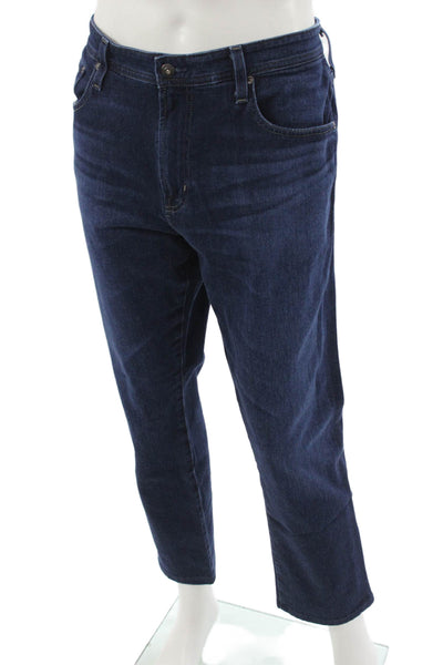 AG Mens Straight Dark Blue Jeans Size 36