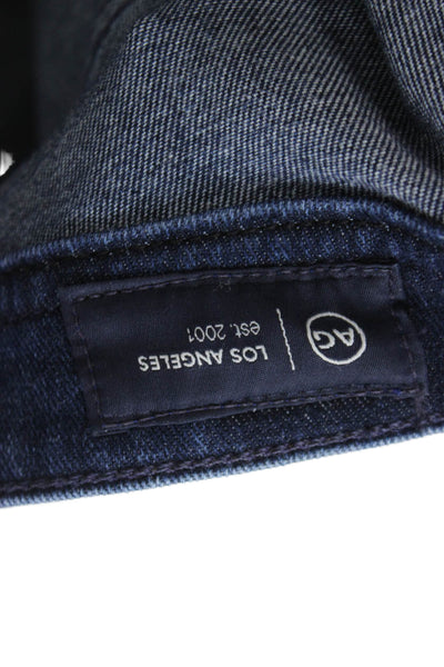 AG Mens Straight Dark Blue Jeans Size 36