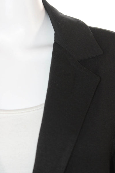 Bailey 44 Unisex Black Collared Long Sleeve Blazer Modal Spandex Size M