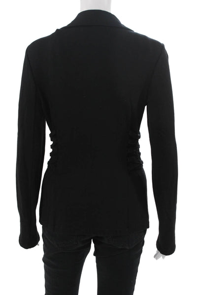Bailey 44 Unisex Black Collared Long Sleeve Blazer Modal Spandex Size M