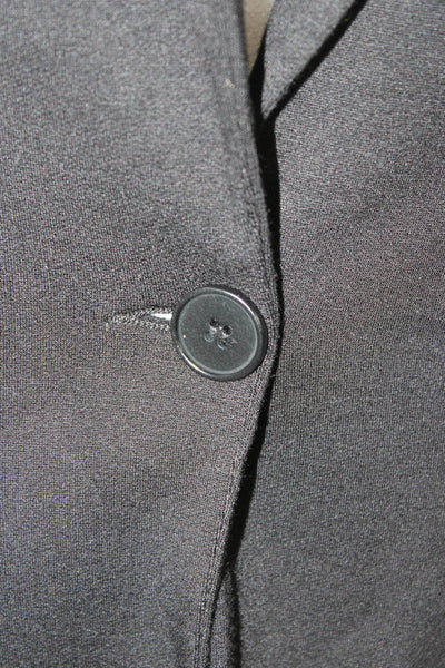 Bailey 44 Unisex Black Collared Long Sleeve Blazer Modal Spandex Size M