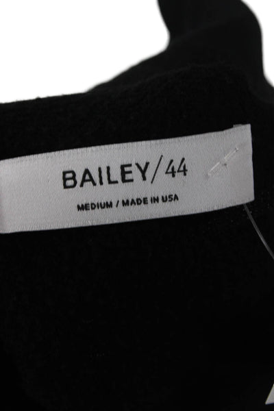 Bailey 44 Unisex Black Collared Long Sleeve Blazer Modal Spandex Size M