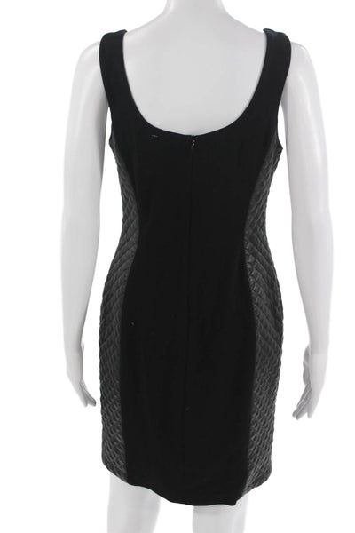 Bailey 44 Womens Black Bodycon Dress Square Neck Sleeveless Zip Size M