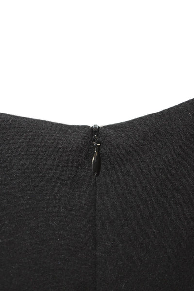 Bailey 44 Womens Black Bodycon Dress Square Neck Sleeveless Zip Size M