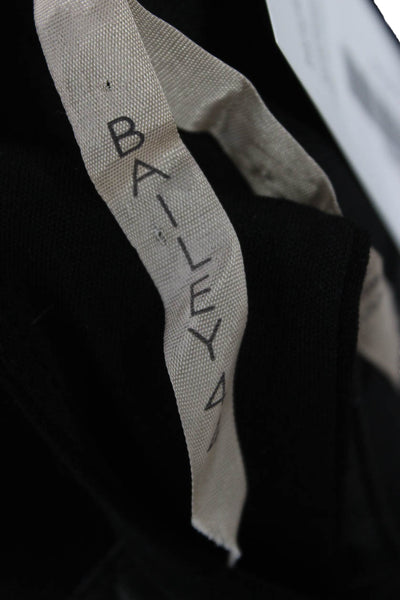 Bailey 44 Womens Black Bodycon Dress Square Neck Sleeveless Zip Size M