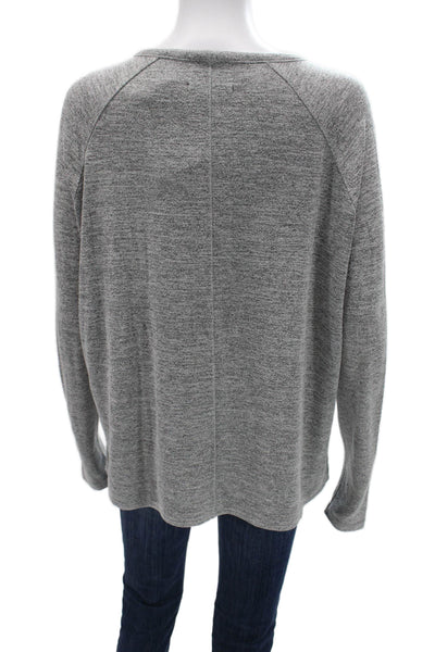 Rag & Bone Jean Unisex Pullover Sweater Gray Long Sleeve Round Neck Size S