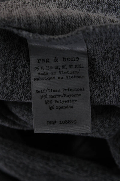 Rag & Bone Jean Unisex Pullover Sweater Gray Long Sleeve Round Neck Size S