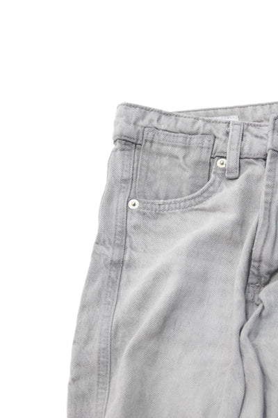 Zara Unisex Bermuda Shorts Gray Cotton 90s Size 0