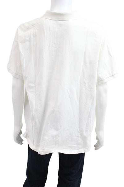 Vineyard Vines Mens Classic Fit Rugby Shirt White Size Extra Extra Large