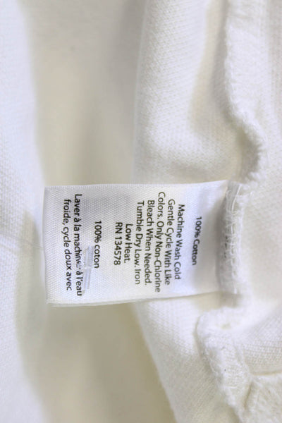Vineyard Vines Mens Classic Fit Rugby Shirt White Size Extra Extra Large