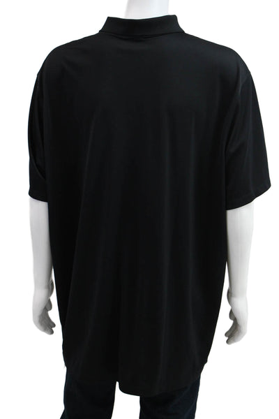 Nike Mens Short Sleeves Rugby Shirt Black Size Extra Extra Extra Large