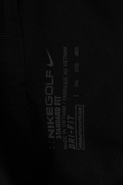 Nike Mens Short Sleeves Rugby Shirt Black Size Extra Extra Extra Large