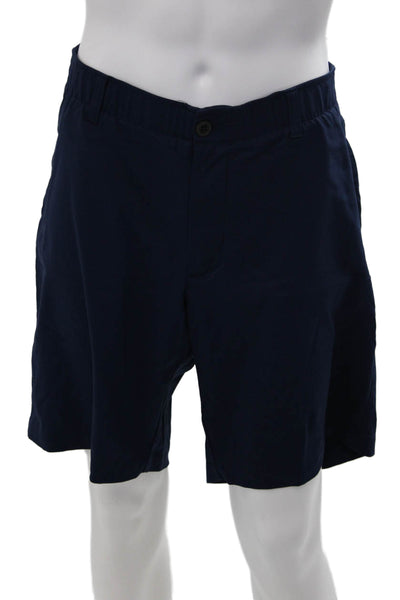 Under Armour Mens Chino Shorts Dark Blue Big & Tall Size 40