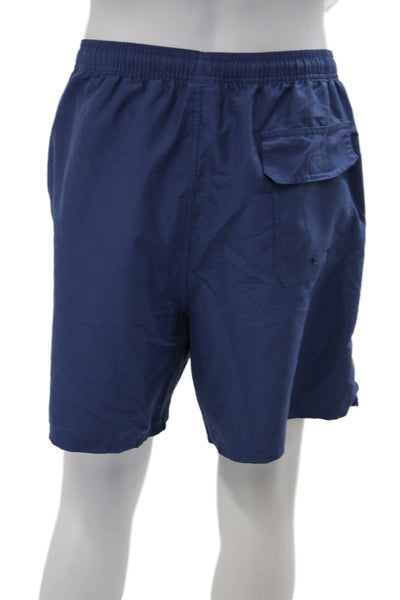 Vineyard Vines Mens Beach Blue Drawstring Polyester Shorts Size XL