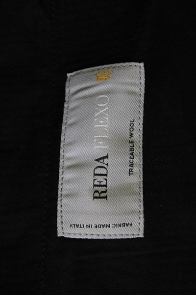 Suit Supply Mens Dark Gray Cropped Dress Pants Wool Blend Size 48