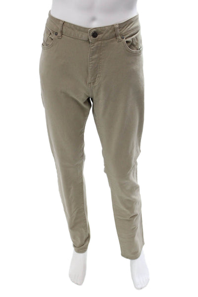 DL1961 Mens Chinos Beige Tencel Blend Army Size 36