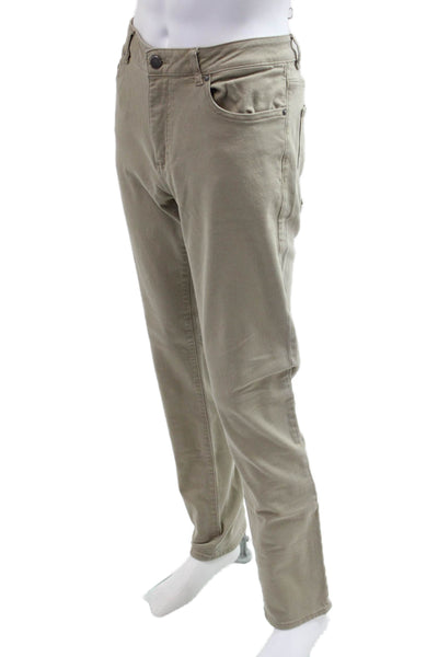 DL1961 Mens Chinos Beige Tencel Blend Army Size 36