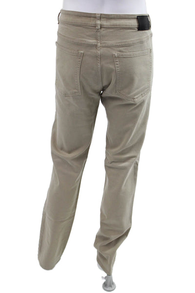 DL1961 Mens Chinos Beige Tencel Blend Army Size 36