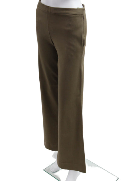 Ralph Lauren Collection Womens Dress Pants Brown Wool Rayon Blend Size 6