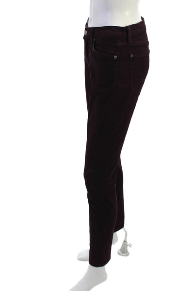 7 For All Mankind Womens Jegging Pants Purple Size 26