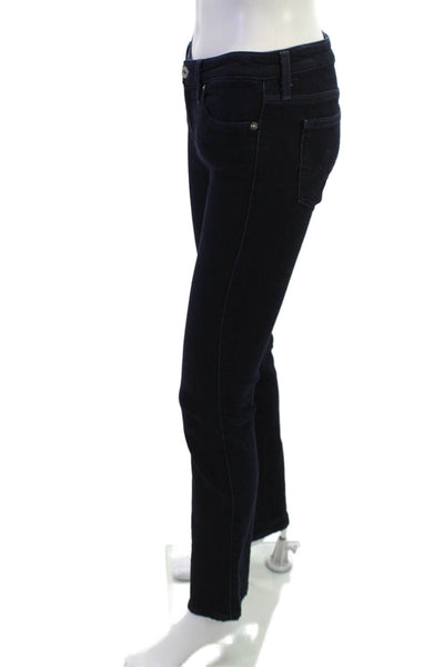 AG Women Skinny Straight Dark Blue Mid-Rise Jeans Size 26